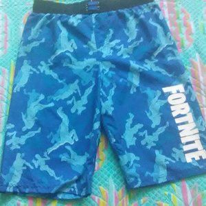 Fortnite Swim Trunks XL Blue